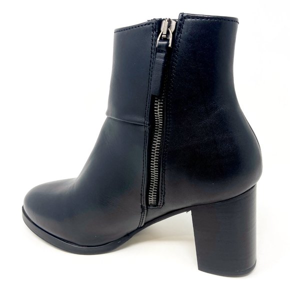 Thursday Boot Co Womens Black Modern Handcrafted Leather Bootie - Picture 3 of 5